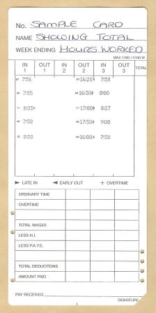 Clockings and Daily totals